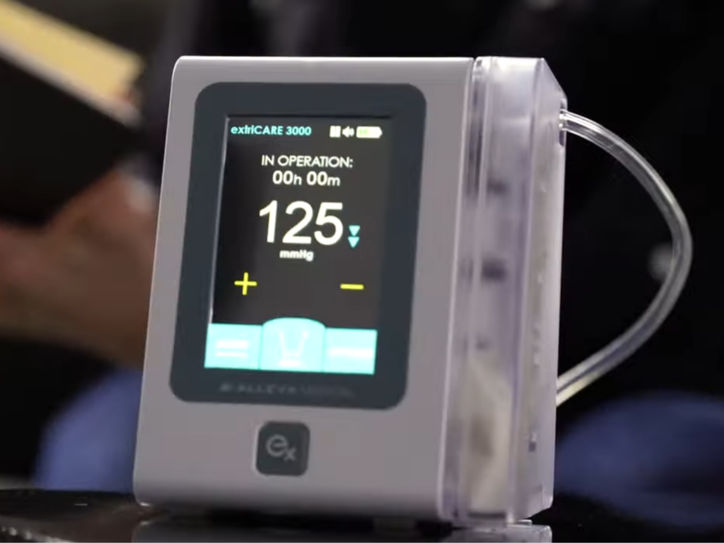 NPWT device on table