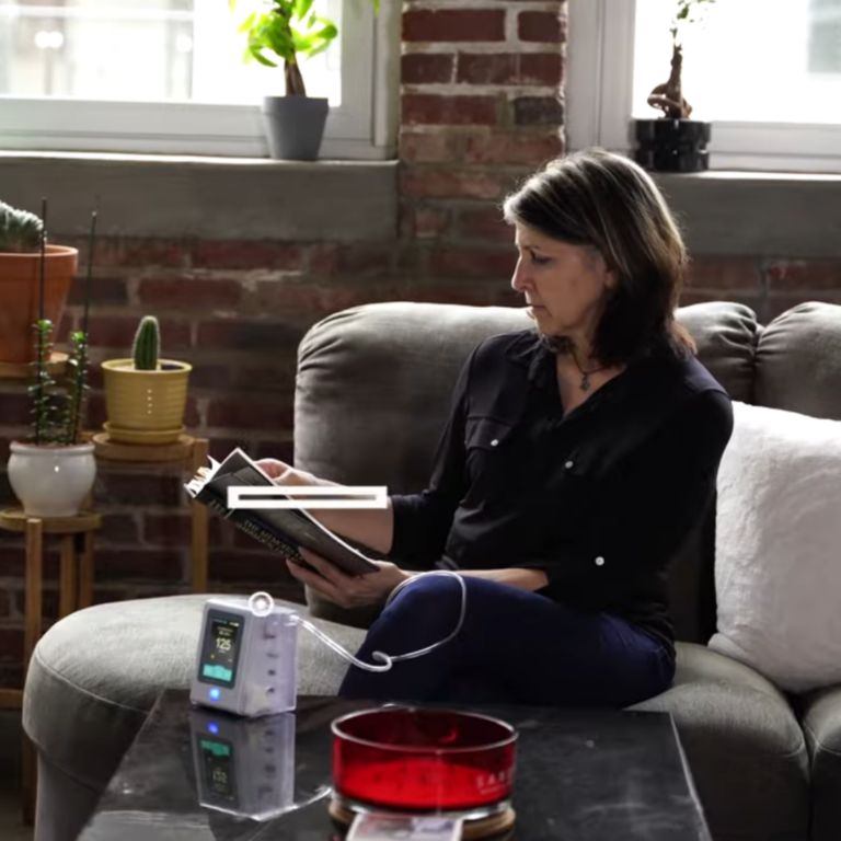 Woman with extricare 3000